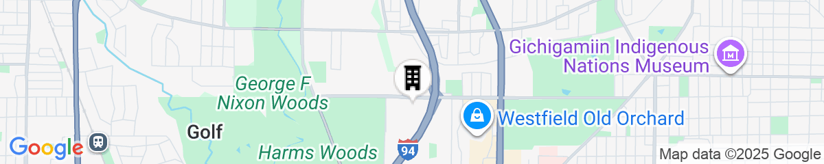 Map for Hampton Inn & Suites Chicago-North Shore/Skokie