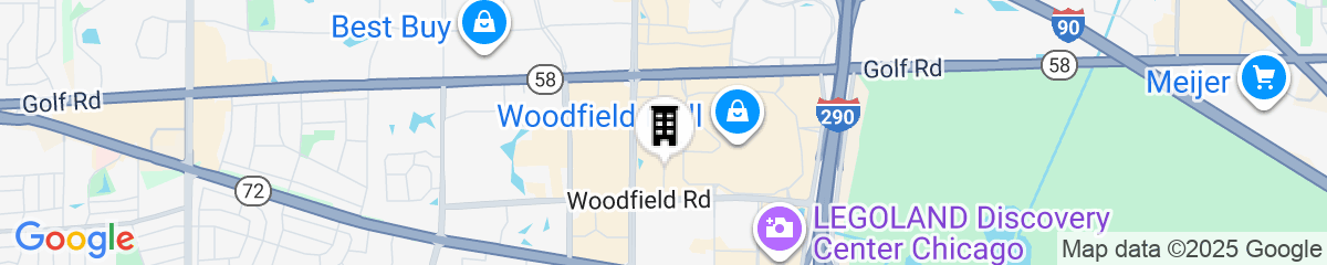 Map for Hampton Inn & Suites Chicago Schaumburg