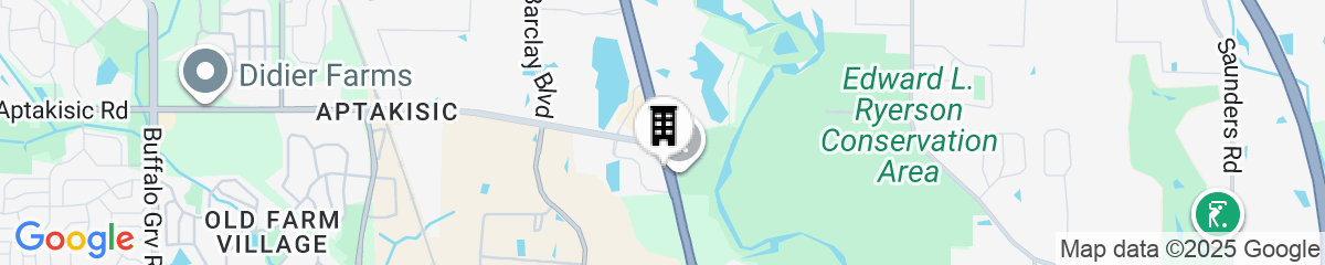 Map for Hampton Inn & Suites Chicago/Lincolnshire