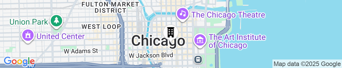 Map for Hyatt Centric The Loop Chicago