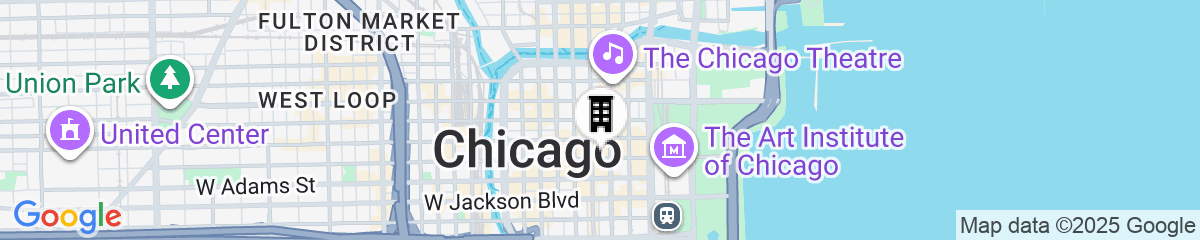 Map for Hampton Inn Majestic Chicago Theatre District