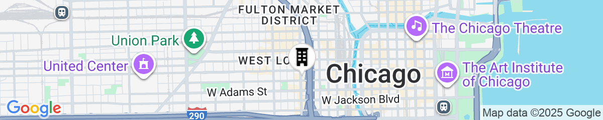 Map for Crowne Plaza Chicago West Loop by IHG