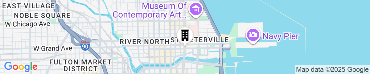 Map for InterContinental Chicago Magnificent Mile by IHG