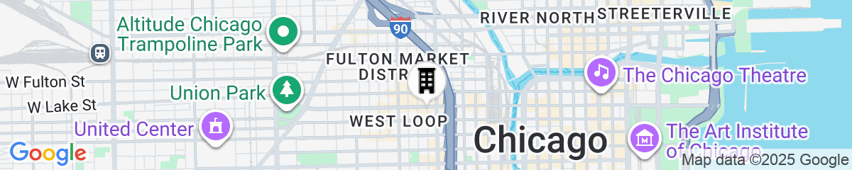 Map for The Hoxton Chicago