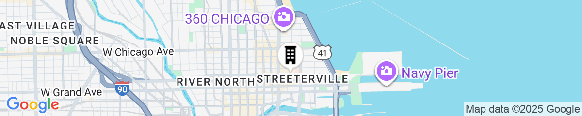Map for Fairfield Inn & Suites Chicago Downtown / Magnificent Mile