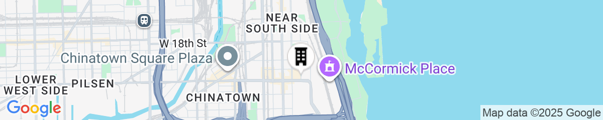 Map for Marriott Marquis Chicago