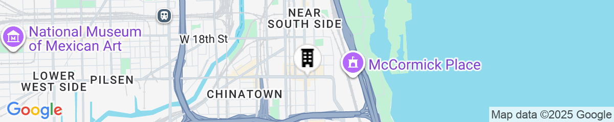 Map for Home2 Suites by Hilton Chicago McCormick Place