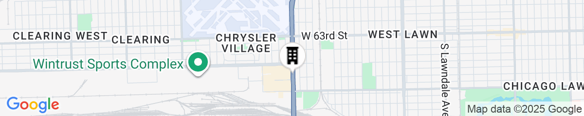 Map for Hyatt Place Chicago Midway Airport