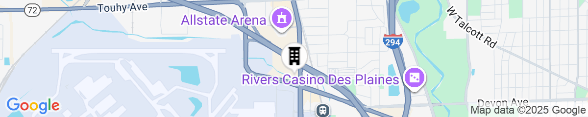 Map for Holiday Inn Chicago O'Hare – Rosemont by IHG