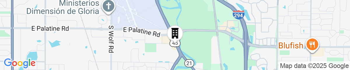 Map for Holiday Inn Express & Suites Prospect Heights by IHG