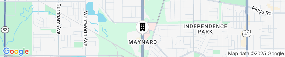 Map for Homewood Suites by Hilton Munster