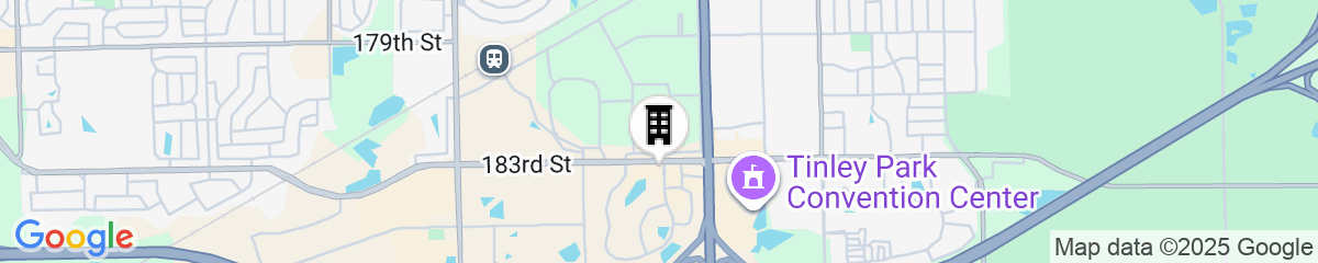 Map for Holiday Inn Chicago Tinley Park by IHG