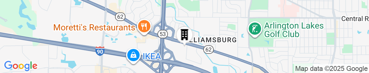Map for Aloft Chicago Schaumburg