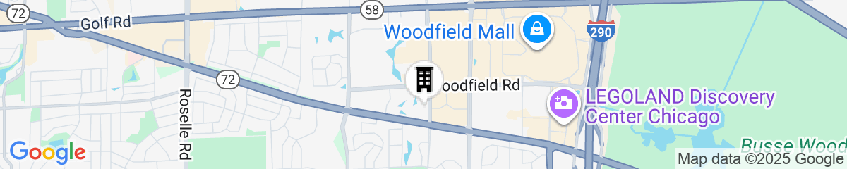 Map for TownePlace Suites by Marriott Chicago Schaumburg