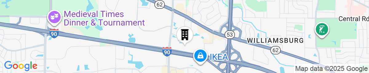 Map for Renaissance Schaumburg Convention Center Hotel