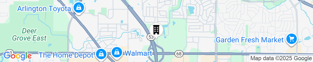 Map for Comfort Inn & Suites Arlington Heights - Buffalo Grove