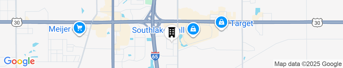 Map for Home2 Suites by Hilton Merrillville