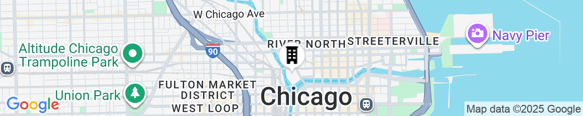 Map for Holiday Inn Chicago Dwtn - The Mart by IHG