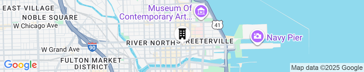 Map for Homewood Suites by Hilton Chicago-Downtown