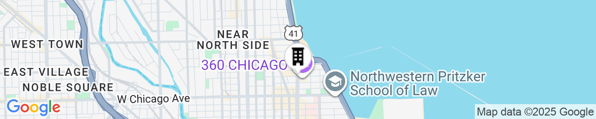 Map for The Westin Michigan Avenue Chicago