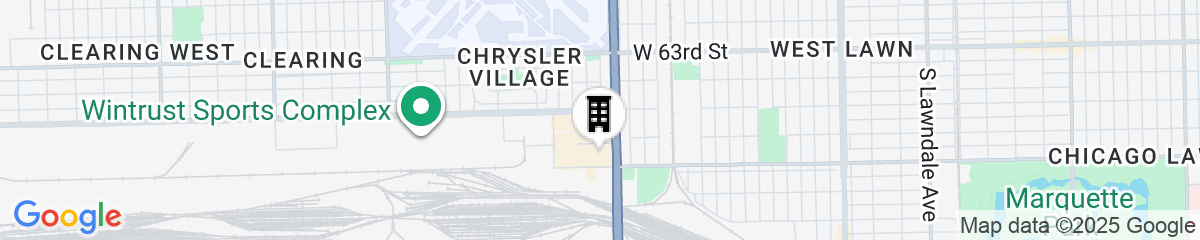 Map for Residence Inn Marriott Chicago Midway