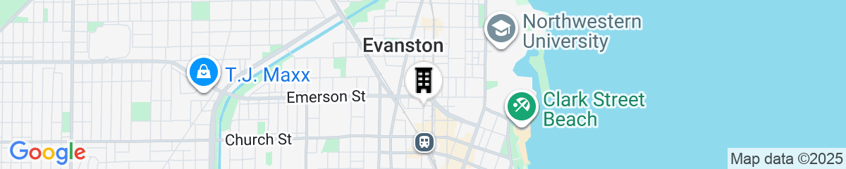Map for Hilton Garden Inn Chicago North Shore/Evanston