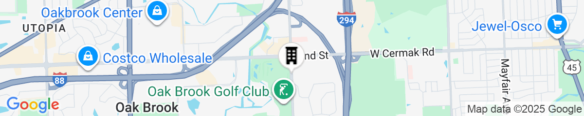 Map for The Drake Oak Brook, Autograph Collection