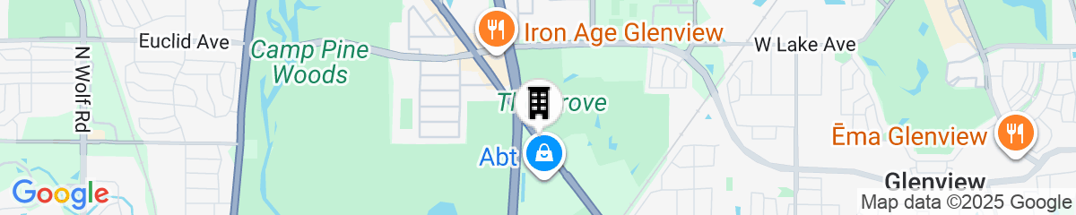 Map for Renaissance Chicago Glenview Suites Hotel