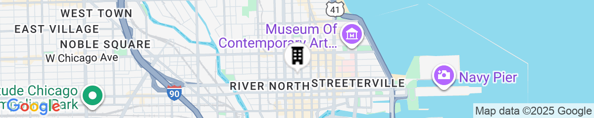 Map for Sonder by Marriott Bonvoy The Opal Apartments River North