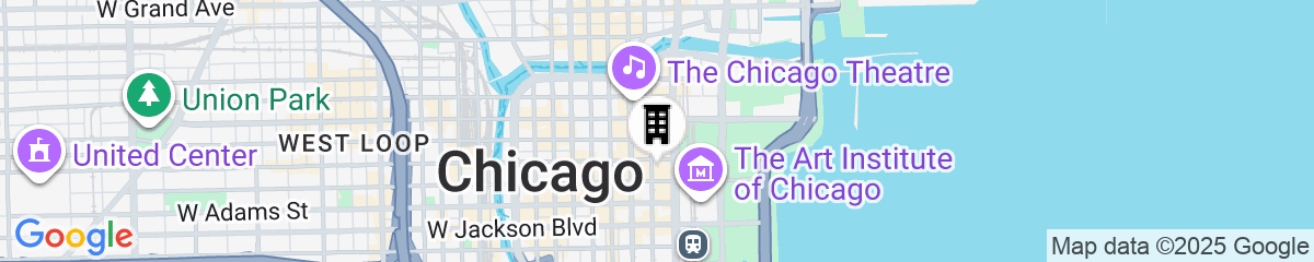 Map for Sonder by Marriott Bonvoy Jewelers Row Apartments Millenium Park