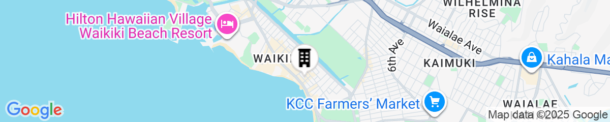 Map for Stay Hotel Waikiki