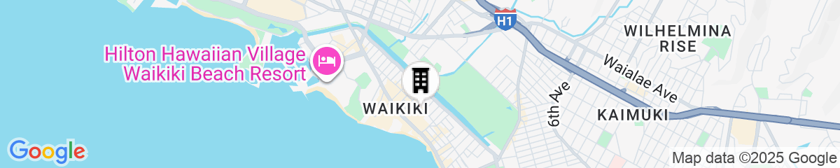 Map for Kuhio Banyan Club