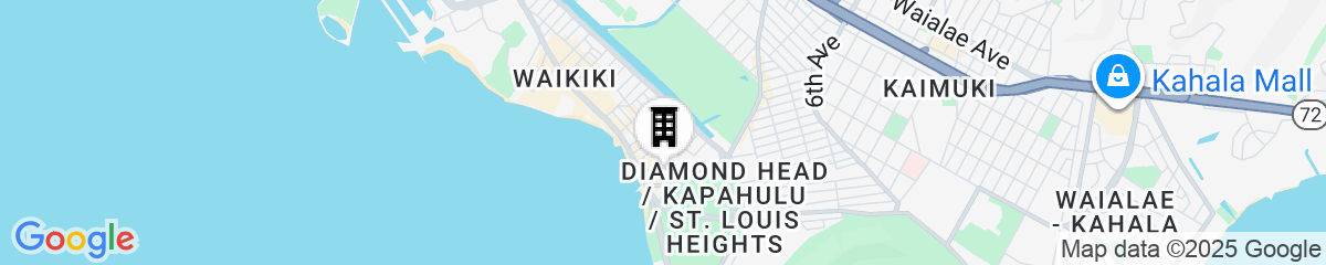 Map for Ewa Hotel Waikiki