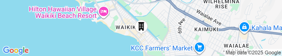 Map for  Pacific Monarch - 1 BR - Ocean & City Views