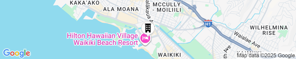 Map for Palms at Waikiki by Tropical Escapes