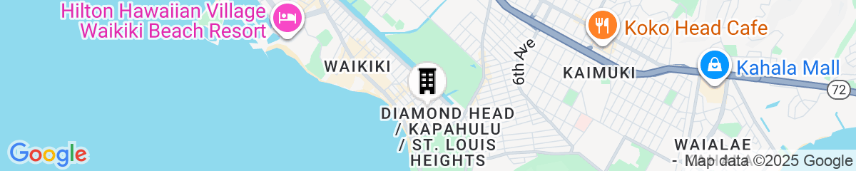 Map for Aston Waikiki Sunset