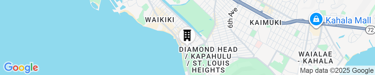 Map for Polynesian Beach Club Hostel