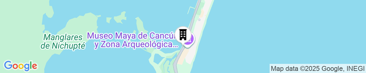 Map for Cancun Plaza Condo