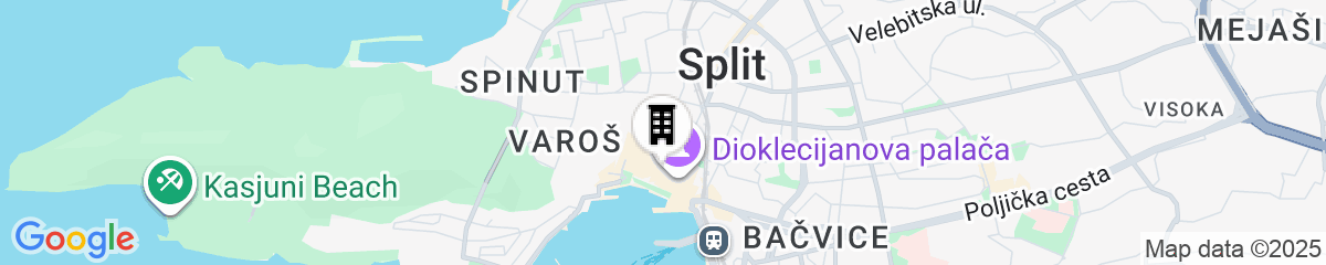 Map for Heritage hotel Santa Lucia