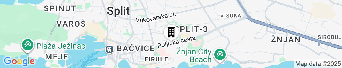 Map for Sia Split Hotel