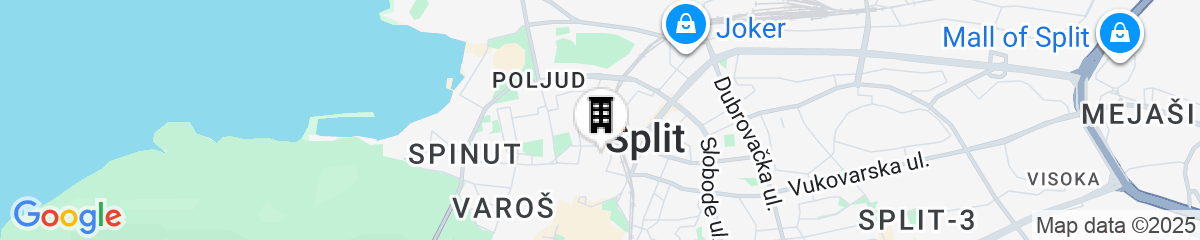 Map for Apartment Aspalathos Centar