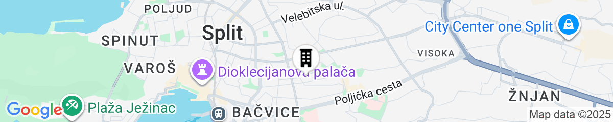 Map for Dioklecijan Hotel & Residence