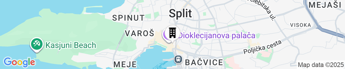 Map for Hotel Peristil