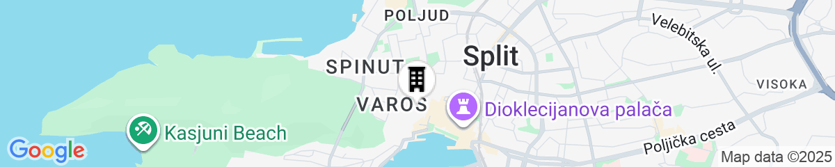 Map for Historic Plaza Varos - Adults Only