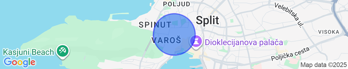 Map for 3 - Beautiful Modern apt in the Heart of Split