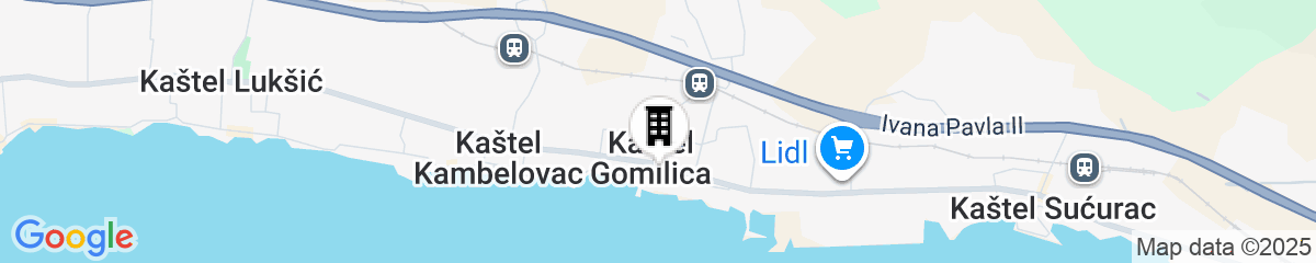 Map for Apartment Karlo