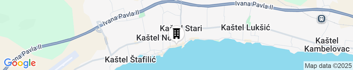 Map for Apartments Karlo on the seafront