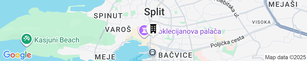 Map for Apartment Trumbic