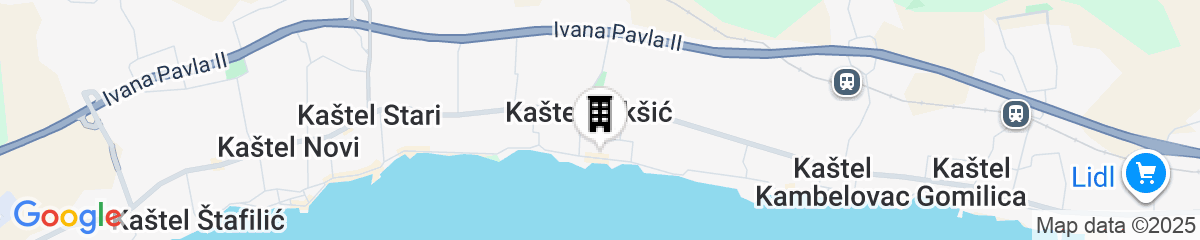 Map for Dalmatian White Shell Apartment