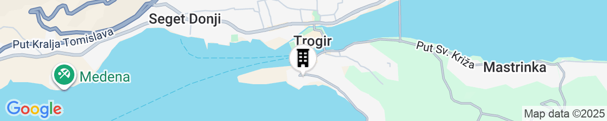 Map for Apartment and Rooms Ruza